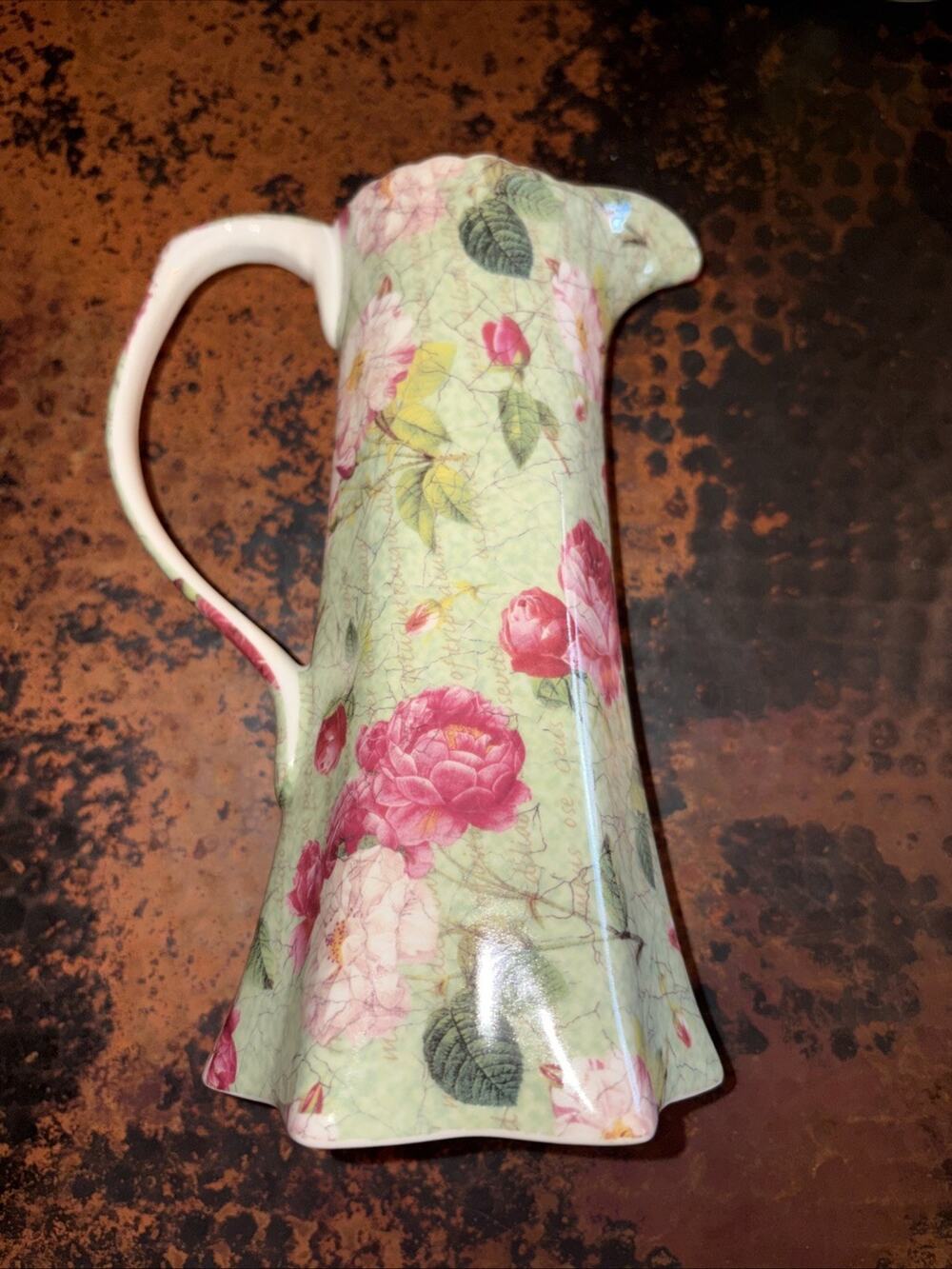 antique reflections j godinger Pitcher Vase Cottagecore